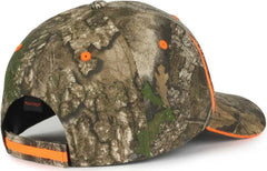 OC Sports CBI-305 Adjustable Cap that is Easily Visible - Realtree APX Blaze - Realtree Blaze / OSFM
