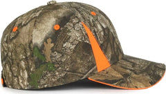 OC Sports CBI-305 Adjustable Cap that is Easily Visible - Realtree APX Blaze - Realtree Blaze / OSFM
