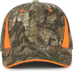 OC Sports CBI-305 Adjustable Cap that is Easily Visible - Realtree APX Blaze - Realtree Blaze / OSFM