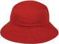 OC Sports CBK-100 Performance Bucket Hat - Red - Red / 7’’ - 7 3/8’’