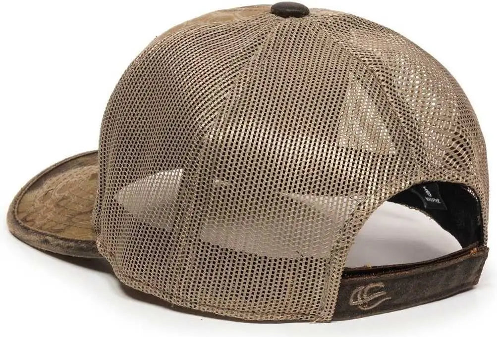 OC Sports CBW-100M Adjustable Mesh Back Cap - Kryptekhighlander Khaki - Kryptek Khaki / OSFM