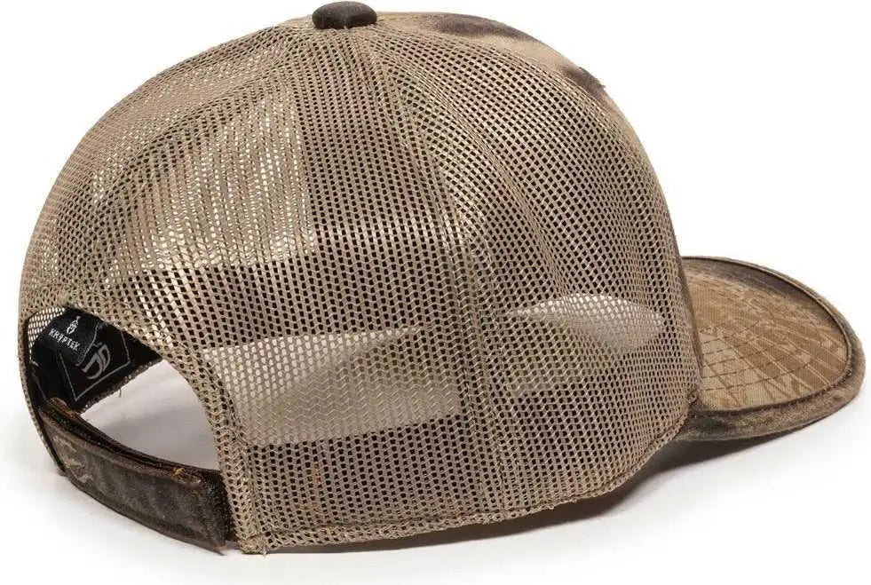 OC Sports CBW-100M Adjustable Mesh Back Cap - Kryptekhighlander Khaki - Kryptek Khaki / OSFM