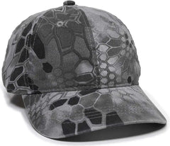 OC Sports CGW-115 Garment Washed Camo Cap - Kryptek Raid - Kryptek / 6 7/8’’ - 7 1/2’’
