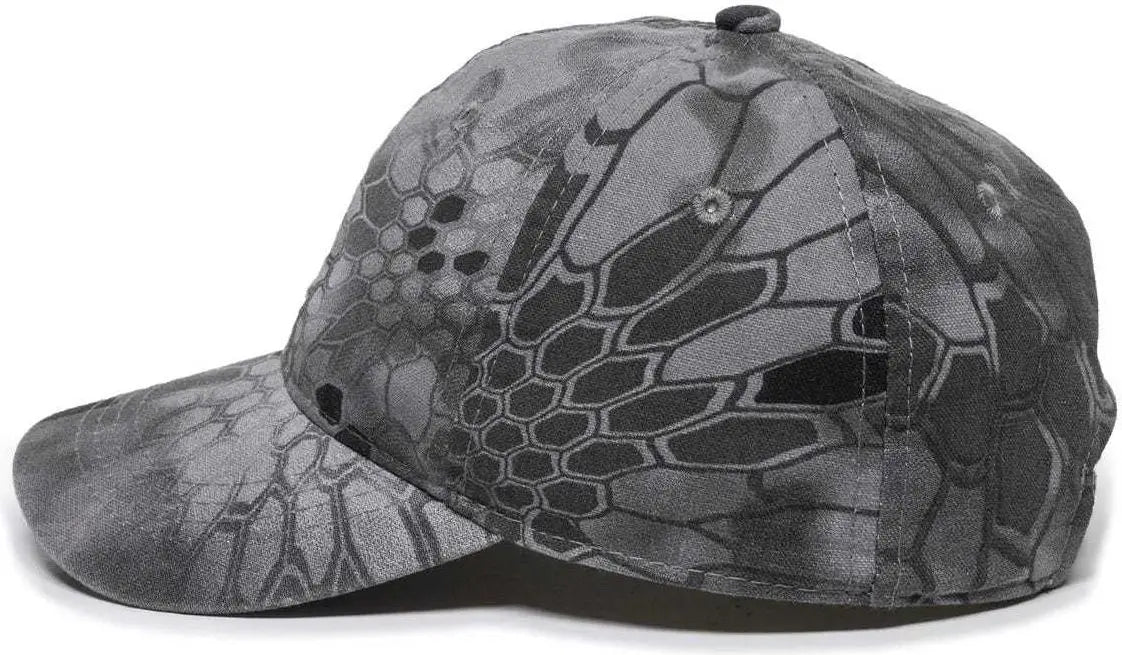 OC Sports CGW-115 Garment Washed Camo Cap - Kryptek Raid - Kryptek / 6 7/8’’ - 7 1/2’’
