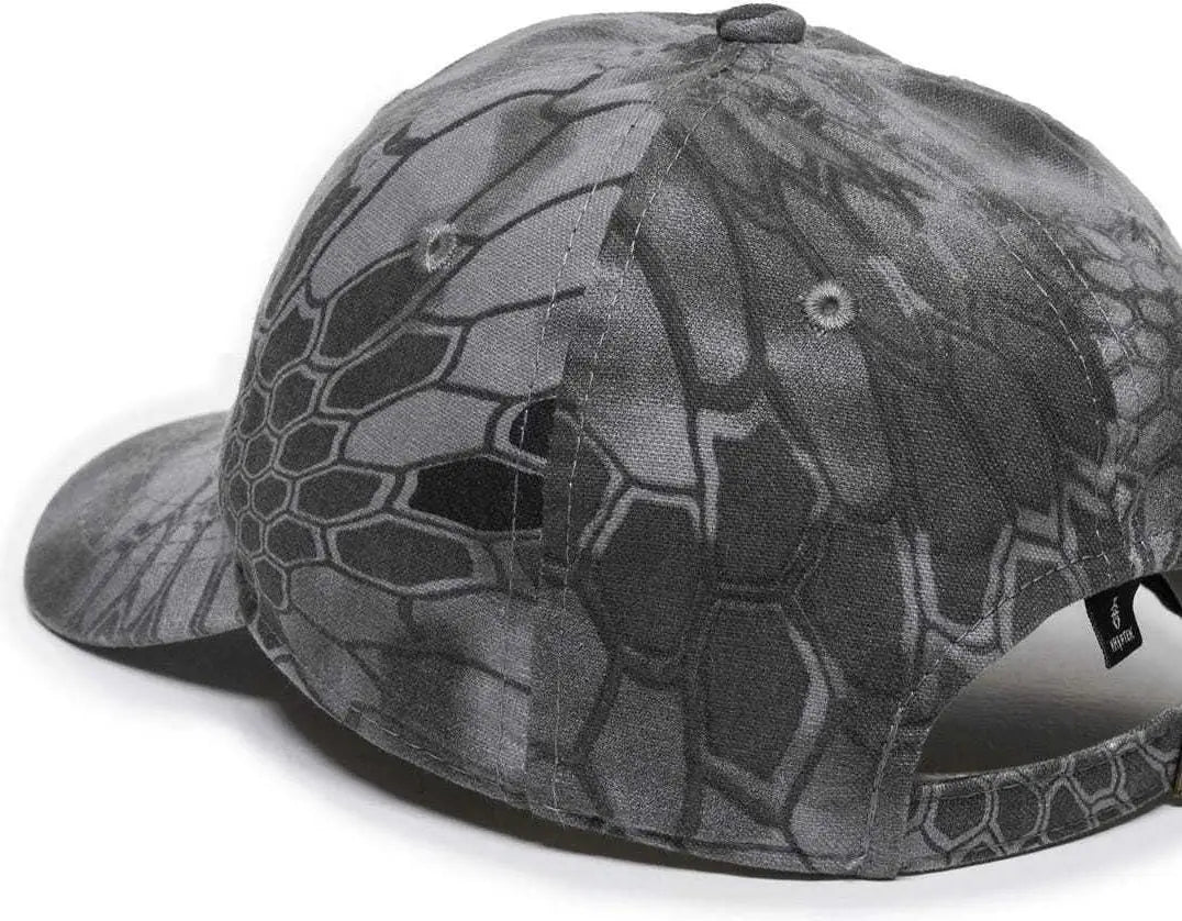 OC Sports CGW-115 Garment Washed Camo Cap - Kryptek Raid - Kryptek / 6 7/8’’ - 7 1/2’’