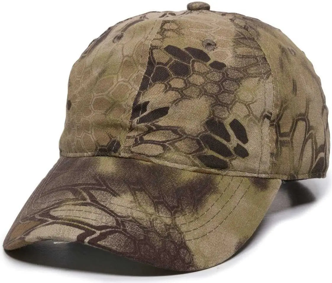 OC Sports CGW-115 Garment Washed Camo - Kryptek Highlander - Kryptek Highlander / 6 7/8’’ - 7 1/2’’