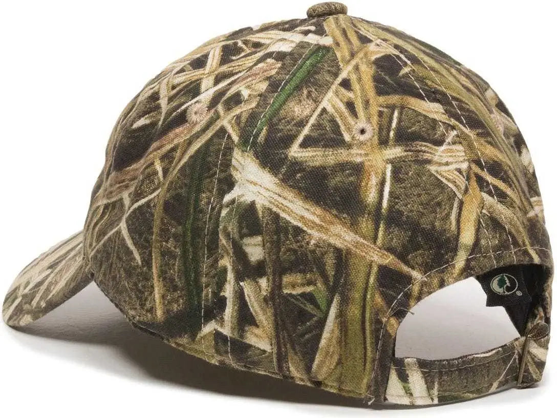 OC Sports CGW-115 Garment Washed Camo - Mossy Oak Shadow Grass Blades - Mossy Oak Shadow Grass Blades / 6 7/8’’ - 7