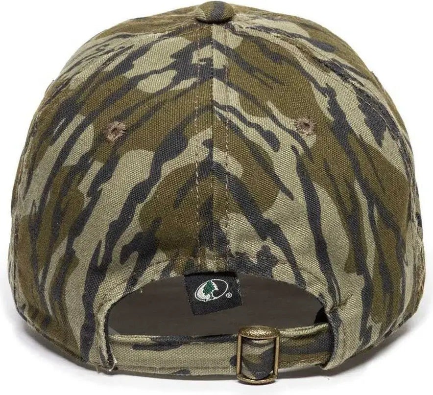 OC Sports CGW-115 Garment Washed Camo - Original Mossy Oak Bottomland - Original Mossy Oak Bottomland / 6 7/8’’ - 7