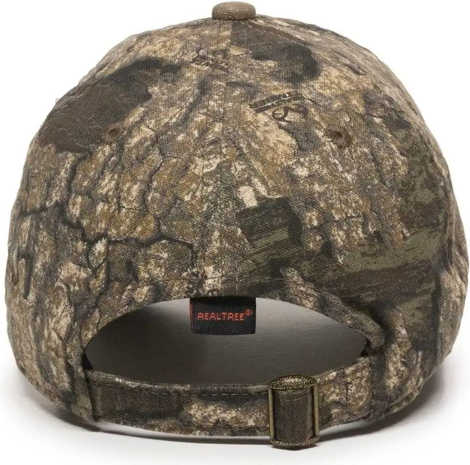 OC Sports CGW-115 Garment Washed Camo - Realtree Timber - Realtree Timber / 6 7/8’’ - 7 1/2’’
