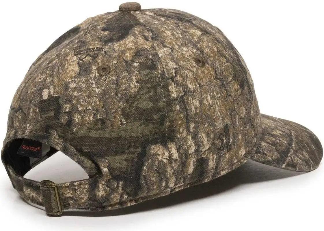 OC Sports CGW-115 Garment Washed Camo - Realtree Timber - Realtree Timber / 6 7/8’’ - 7 1/2’’