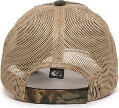 OC Sports CGWM-301 Adjustable Mesh Back Cap - Mossy Oak Break-Up Tan - Mossy Oak Break-Up Tan / 6 7/8’’ - 7 1/2’’