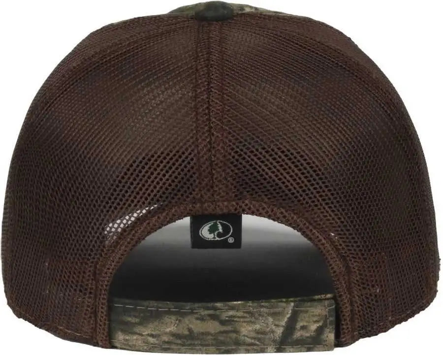 OC Sports CGWM-301 Adjustable Mesh Back Cap - Mossy Oak Country DNA Brown - Mossy Oak Brown / OSFM