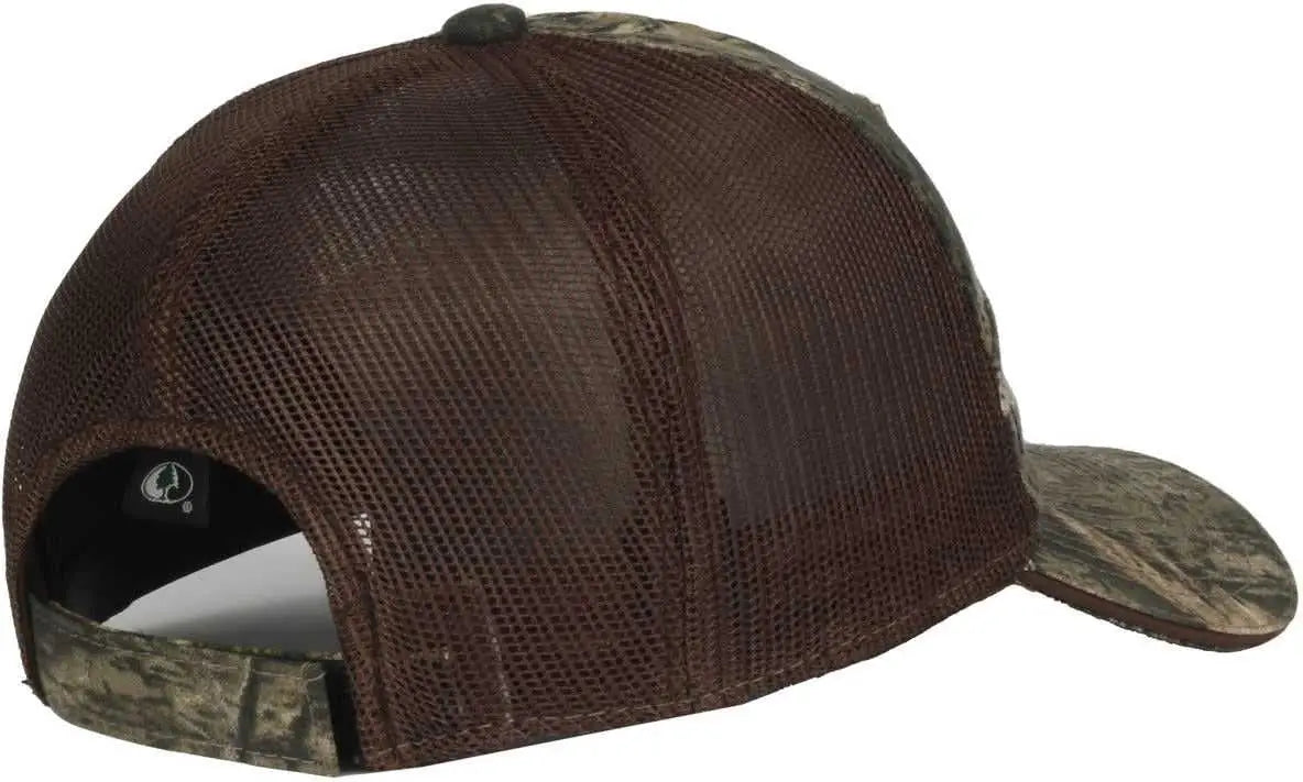 OC Sports CGWM-301 Adjustable Mesh Back Cap - Mossy Oak Country DNA Brown - Mossy Oak Brown / OSFM
