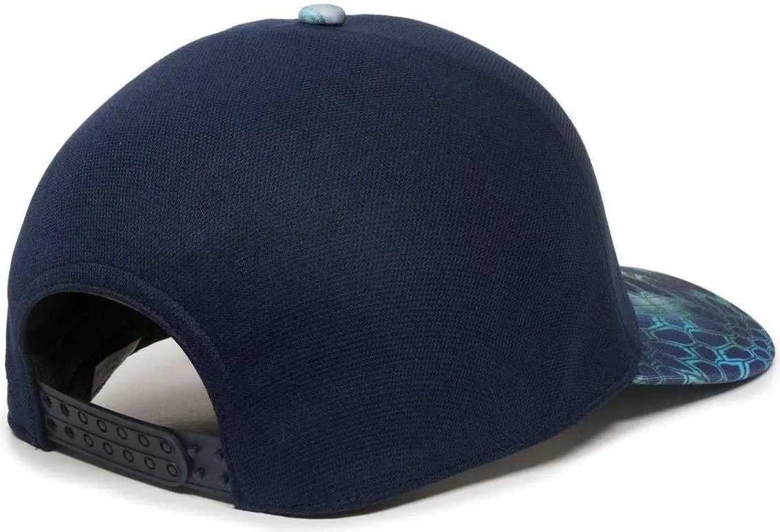 OC Sports CONCEAL Adjustable Cap - Navy Kryptek Pontus - Navy Kryptek / 6 7/8’’ - 7 1/2’’