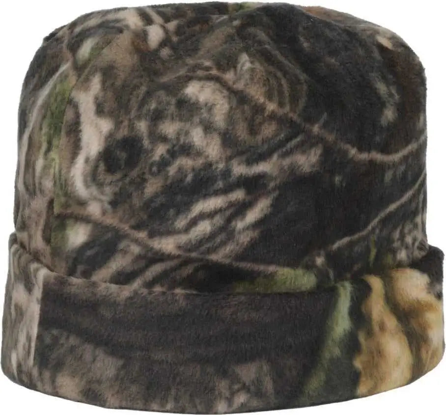 OC Sports COR-002 Beanie with Cuff Easily Visible Reversible - Mossy Oak Country DNA Blaze - Mossy Oak Blaze / OSFM