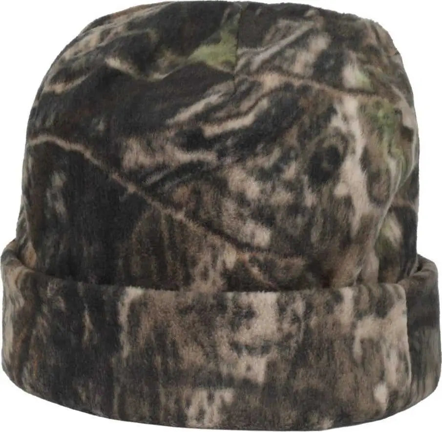 OC Sports COR-002 Beanie with Cuff Easily Visible Reversible - Mossy Oak Country DNA Blaze - Mossy Oak Blaze / OSFM