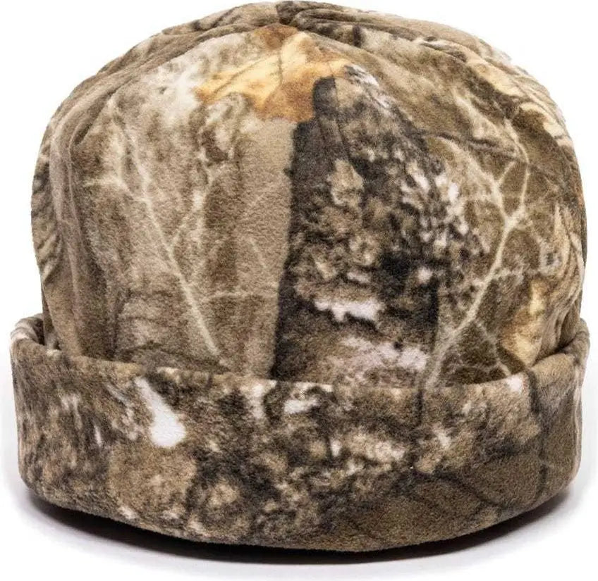 OC Sports COR-002 Beanie with Cuff Easily Visible Reversible - Realtree Edge Blaze - Realtree Edge Blaze / 6 7/8’’ - 7