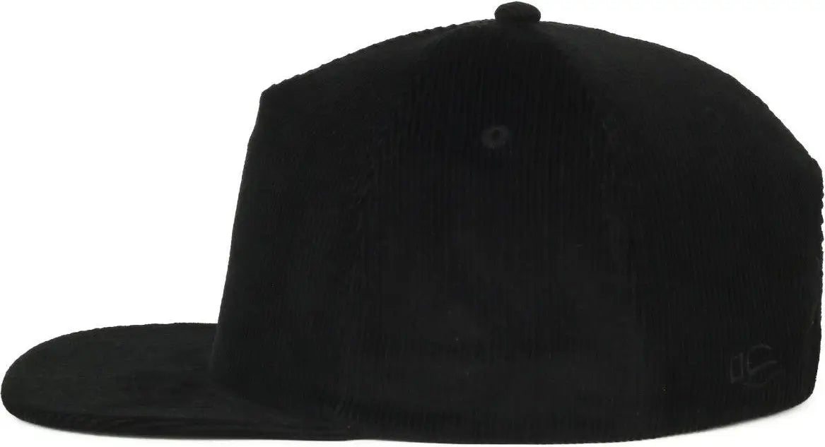 OC Sports CORD01 Corduroy Cap - Black - Black / OSFM