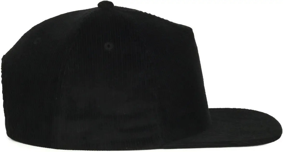 OC Sports CORD01 Corduroy Cap - Black - Black / OSFM