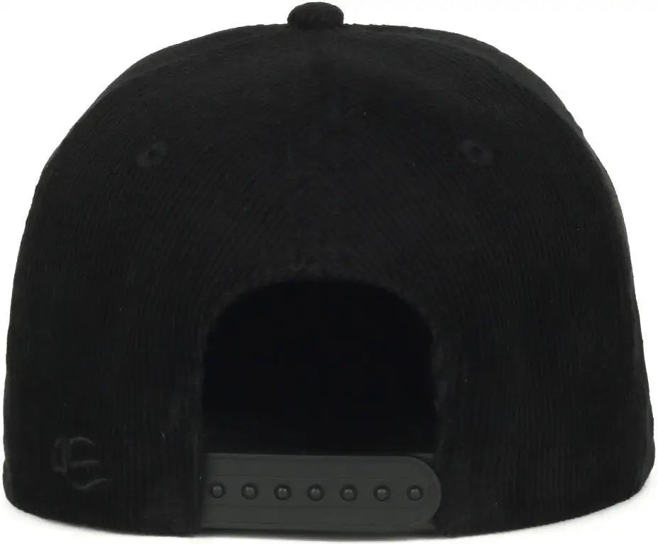 OC Sports CORD01 Corduroy Cap - Black - Black / OSFM