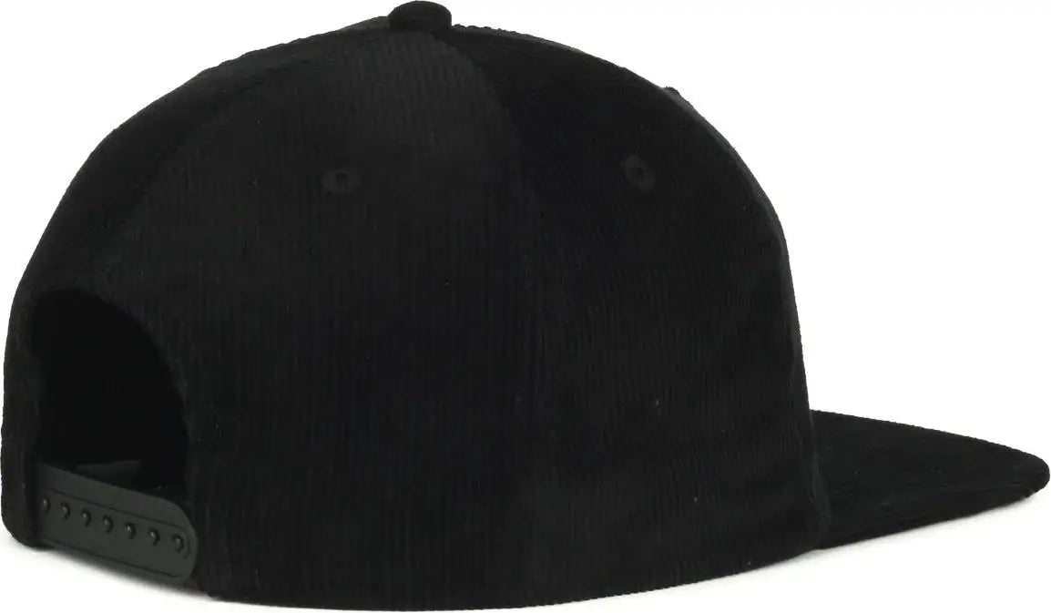OC Sports CORD01 Corduroy Cap - Black - Black / OSFM