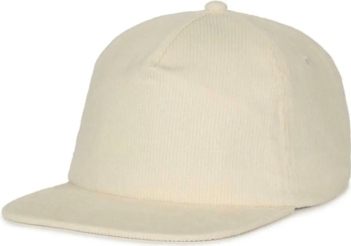 OC Sports CORD01 Corduroy Cap - Ivory - Ivory / OSFM