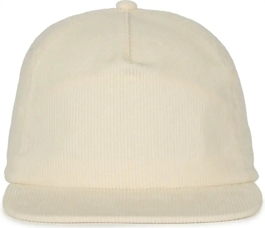 OC Sports CORD01 Corduroy Cap - Ivory - Ivory / OSFM