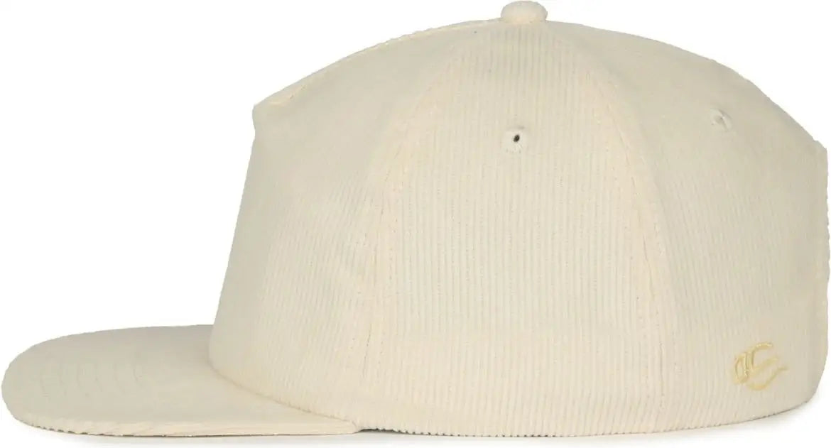 OC Sports CORD01 Corduroy Cap - Ivory - Ivory / OSFM