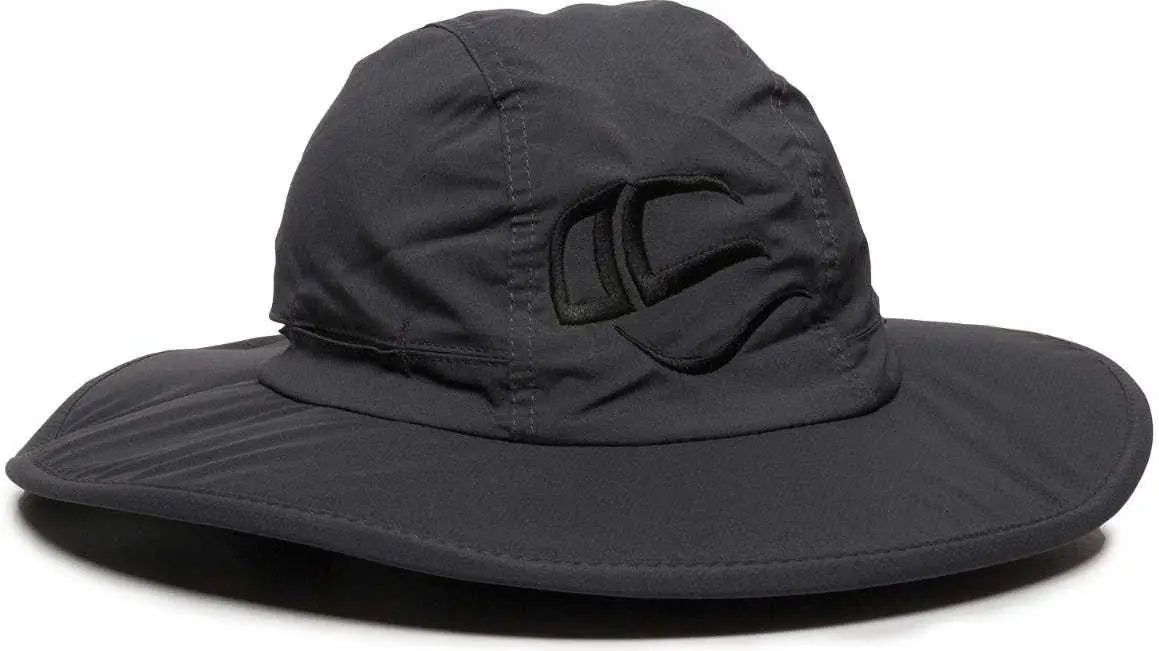 OC Sports CSB-100 Adjustable Cinching Cord Casual Hat - Graphite - Dark Gray / 6 7/8’’ - 7 1/2’’