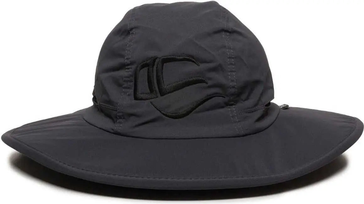 OC Sports CSB-100 Adjustable Cinching Cord Casual Hat - Graphite - Dark Gray / 6 7/8’’ - 7 1/2’’
