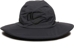 OC Sports CSB-100 Adjustable Cinching Cord Casual Hat - Graphite - Dark Gray / 6 7/8’’ - 7 1/2’’