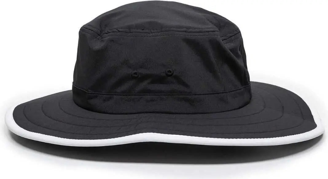 OC Sports CSB-300 Moisture Wicking Boonie - Black White - Black White / One Size Fits Most