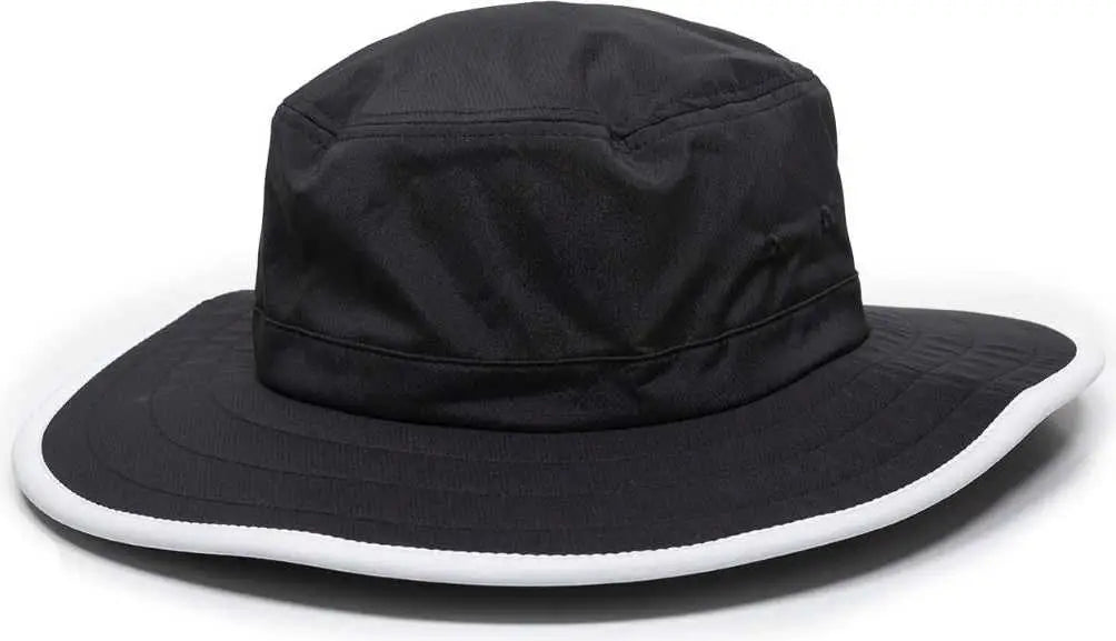 OC Sports CSB-300 Moisture Wicking Boonie - Black White - Black White / One Size Fits Most