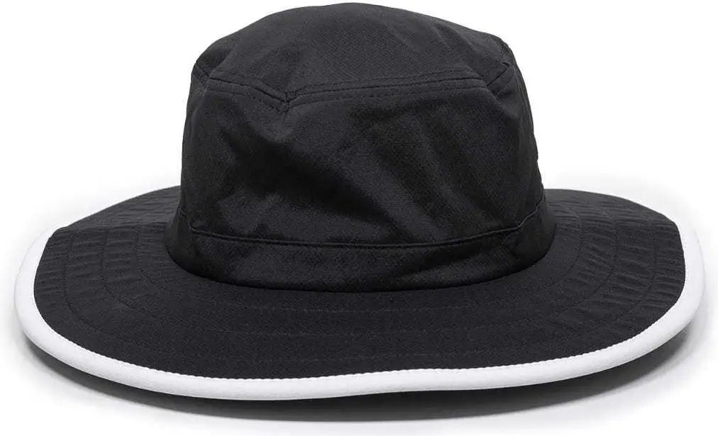 OC Sports CSB-300 Moisture Wicking Boonie - Black White - Black White / One Size Fits Most