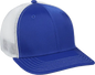 OC Sports CT120M Extra-flexible Slight Pre-curved Visor - Royal White - Royal White / 6 3/8’’ - 6 3/4’’