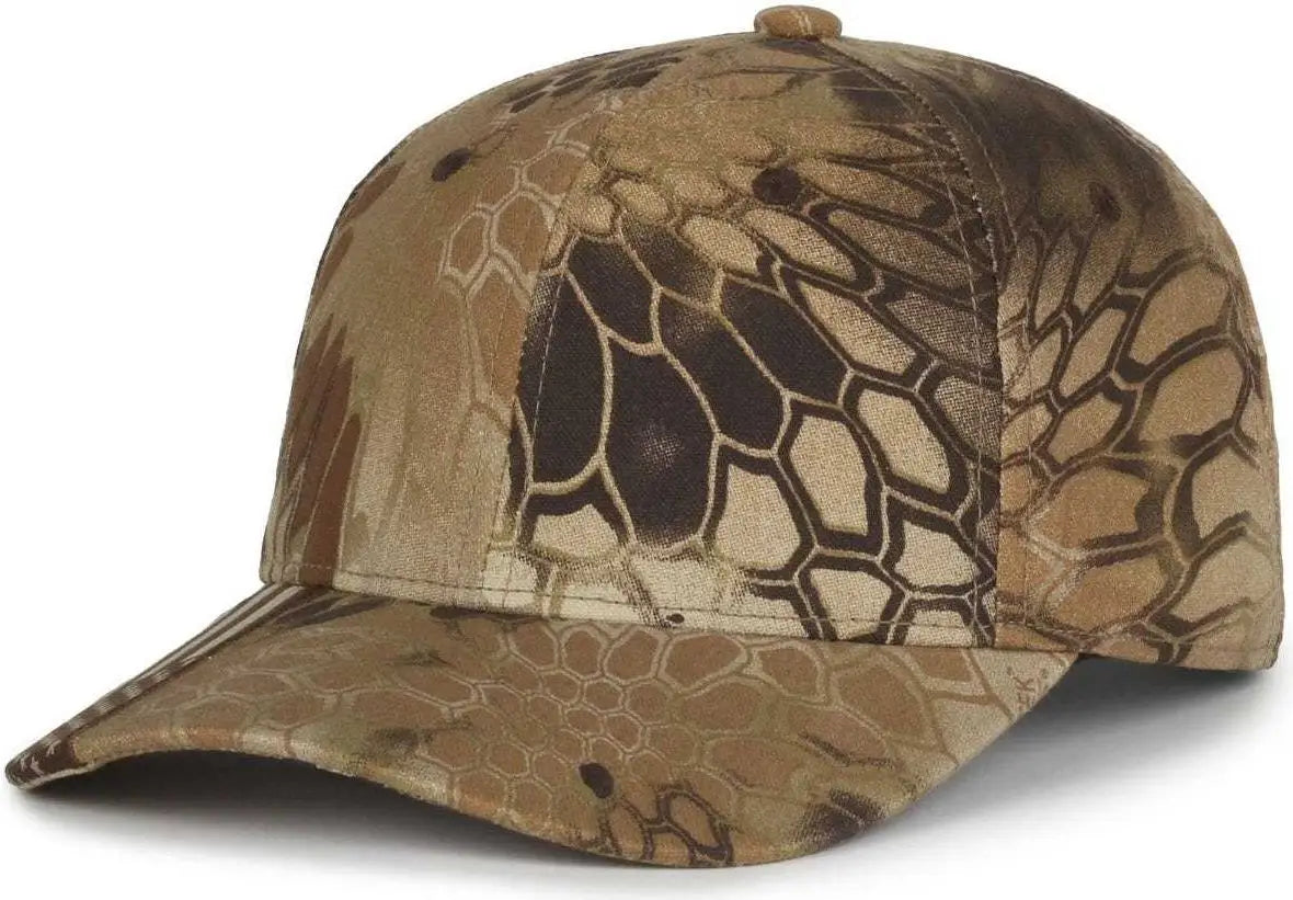 OC Sports CWF-305 Adjustable Cap - Kryptek Highlander AM - Kryptek Highlander AM / 6 7/8’’ - 7 1/2’’