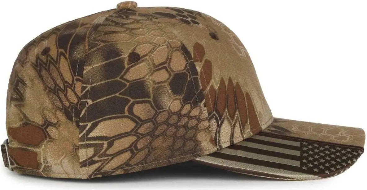 OC Sports CWF-305 Adjustable Cap - Kryptek Highlander AM - Kryptek Highlander AM / 6 7/8’’ - 7 1/2’’