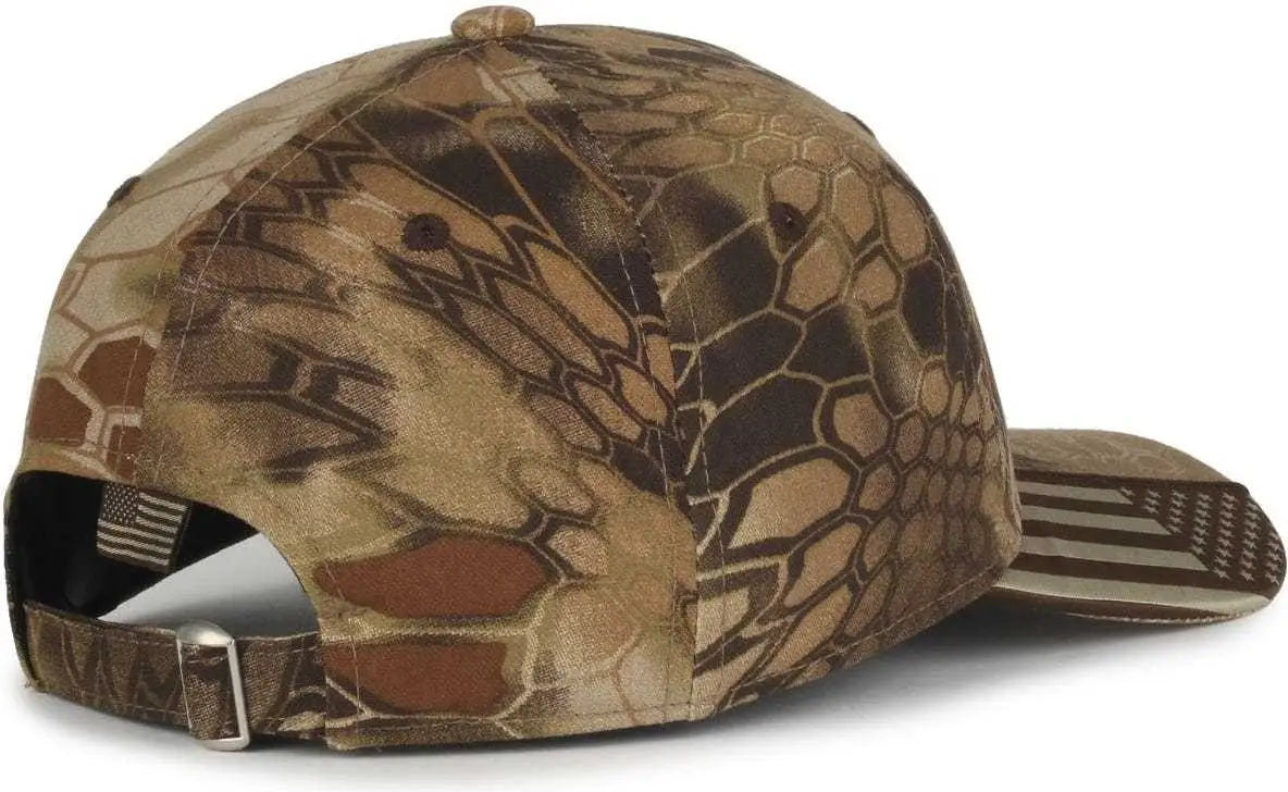OC Sports CWF-305 Adjustable Cap - Kryptek Highlander AM - Kryptek Highlander AM / 6 7/8’’ - 7 1/2’’