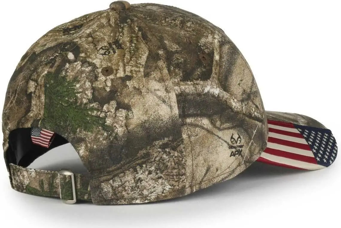 OC Sports CWF-305 Adjustable Cap - Realtree APX USA - Realtree / OSFM