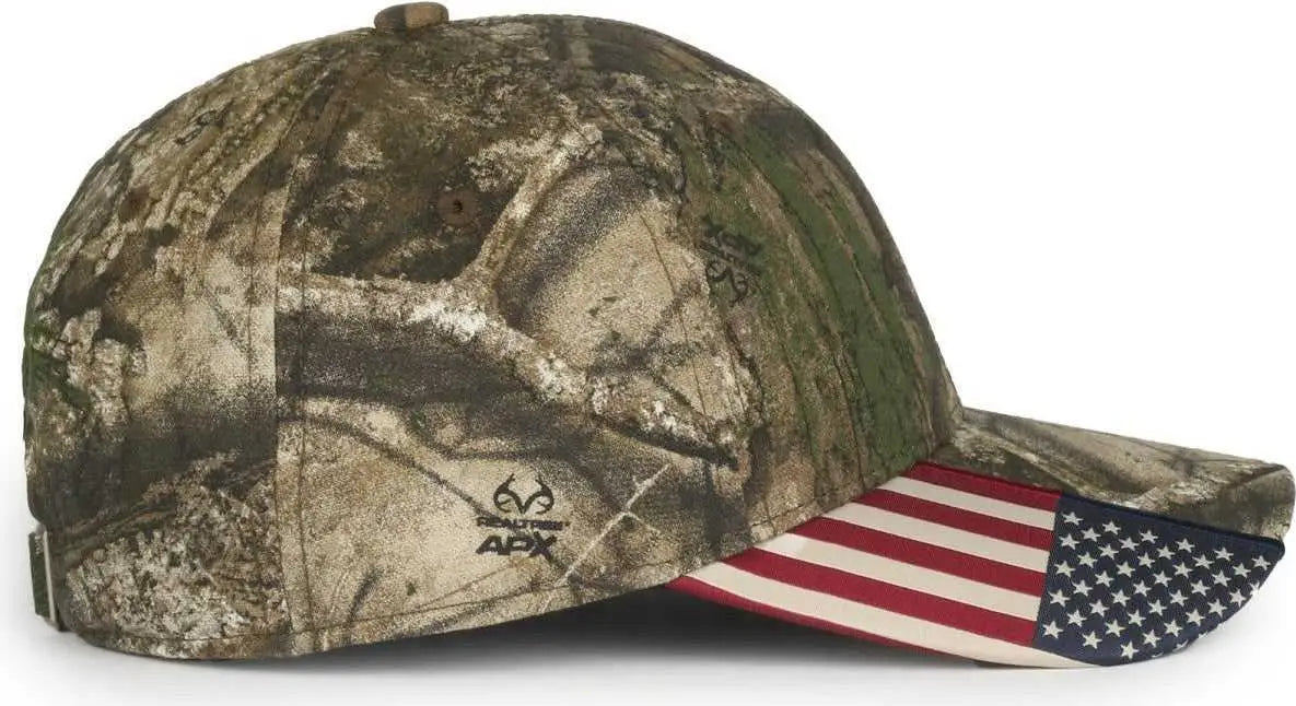 OC Sports CWF-305 Adjustable Cap - Realtree APX USA - Realtree / OSFM