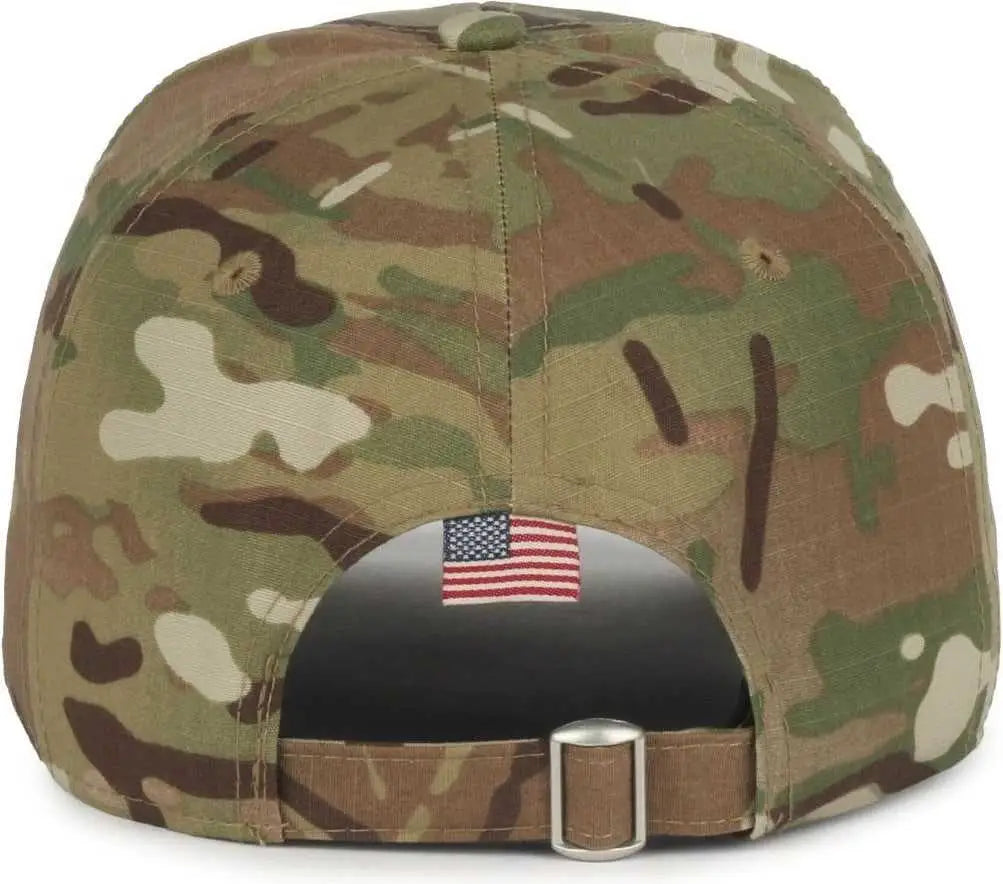 OC Sports CWF-405 Multicam Cap with Flag Visor Cap - Nyco Extreme Mulitcam Original Usa - Multicam / OSFM