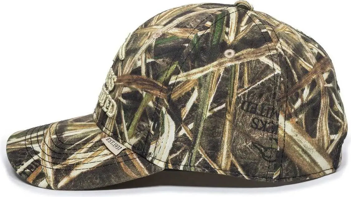 OC Sports DU21X Ducks Unlimited Caps - Mossy Oak Shadow Grass Blades Ducks Unlimited