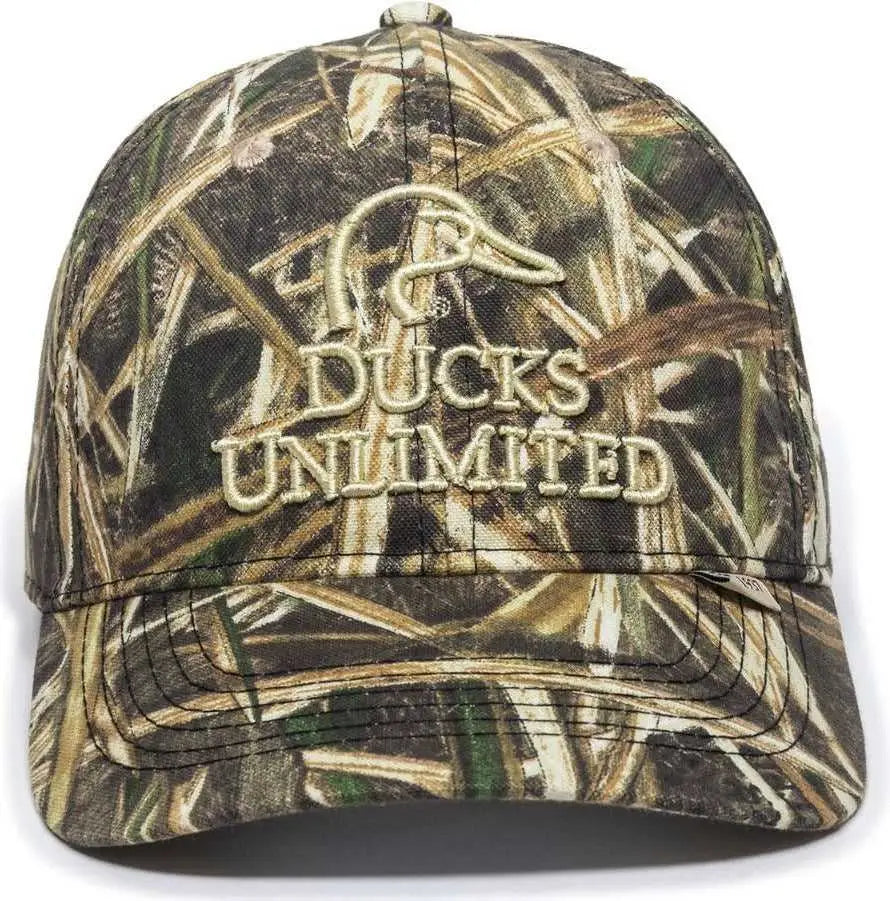 OC Sports DU21X Ducks Unlimited Caps - Mossy Oak Shadow Grass Blades Ducks Unlimited