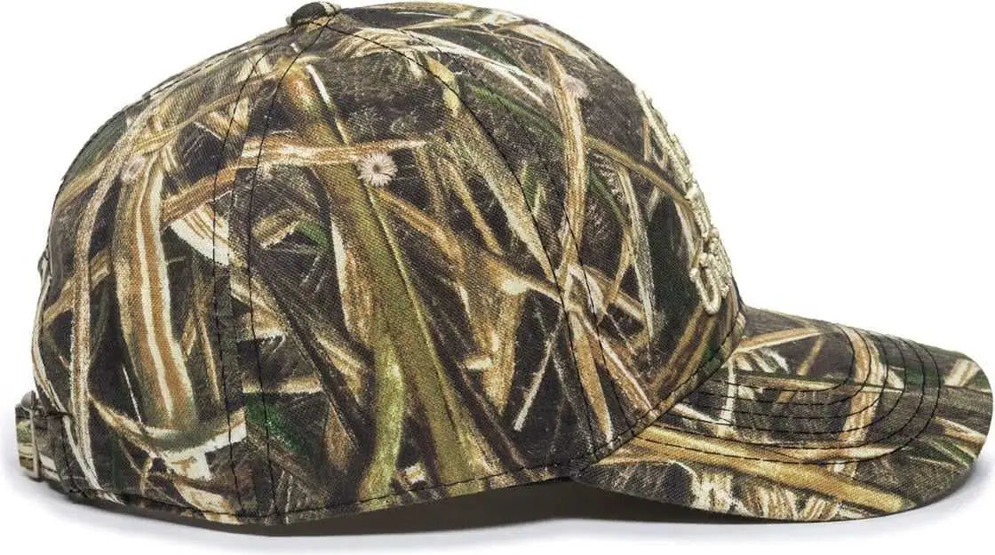 OC Sports DU21X Ducks Unlimited Caps - Mossy Oak Shadow Grass Blades Ducks Unlimited