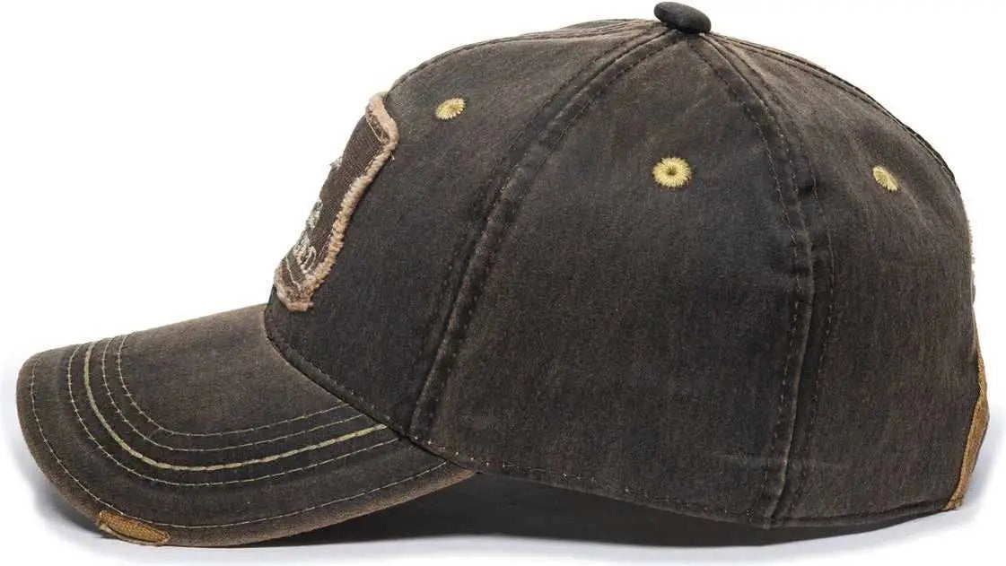 OC Sports DU37C Ducks Unlimited Caps - Dark Brown - Brown / Adult