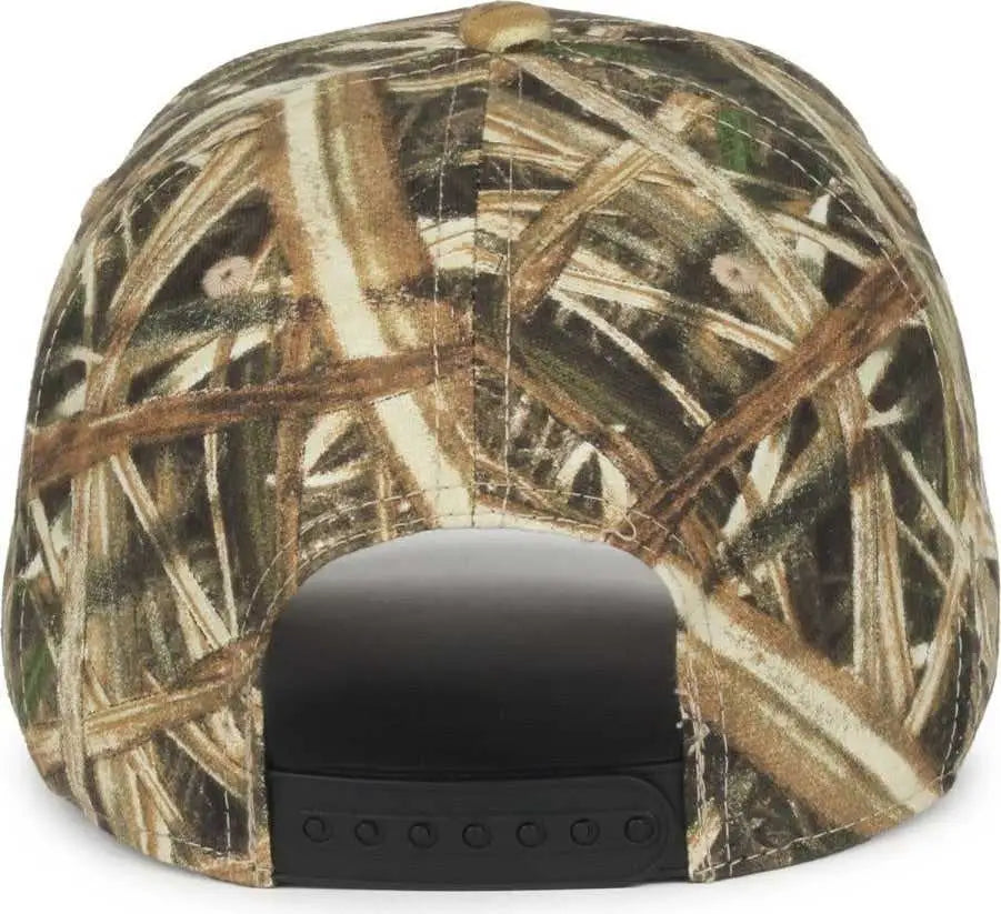 OC Sports DU68 Ducks Unlimited Caps - Mossy Oak Shadow Grass Blades Ducks Unlimited - Mossy Oak / OSFM