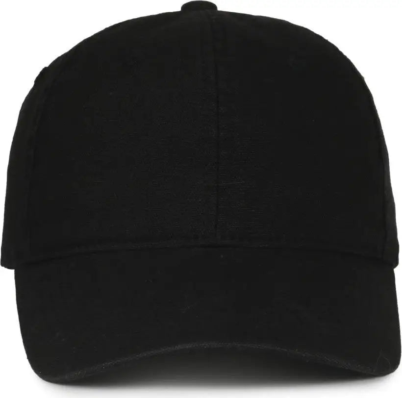 OC Sports DUK-111SB DUK Canvas Snap Back Cap - Black - Black / OSFM