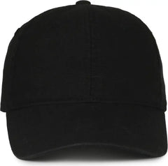 OC Sports DUK-111SB DUK Canvas Snap Back Cap - Black - Black / OSFM