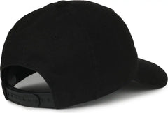 OC Sports DUK-111SB DUK Canvas Snap Back Cap - Black - Black / OSFM