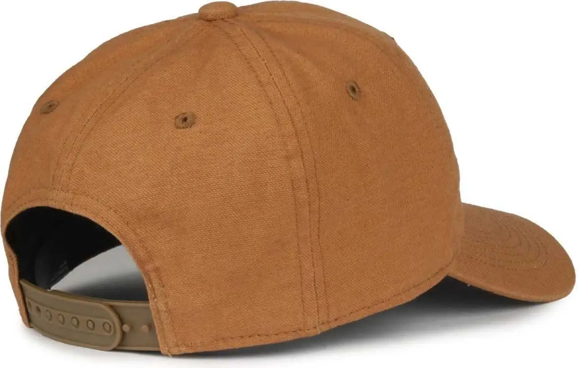 OC Sports DUK-111SB DUK Canvas Snap Back Cap - Brown - Brown / OSFM